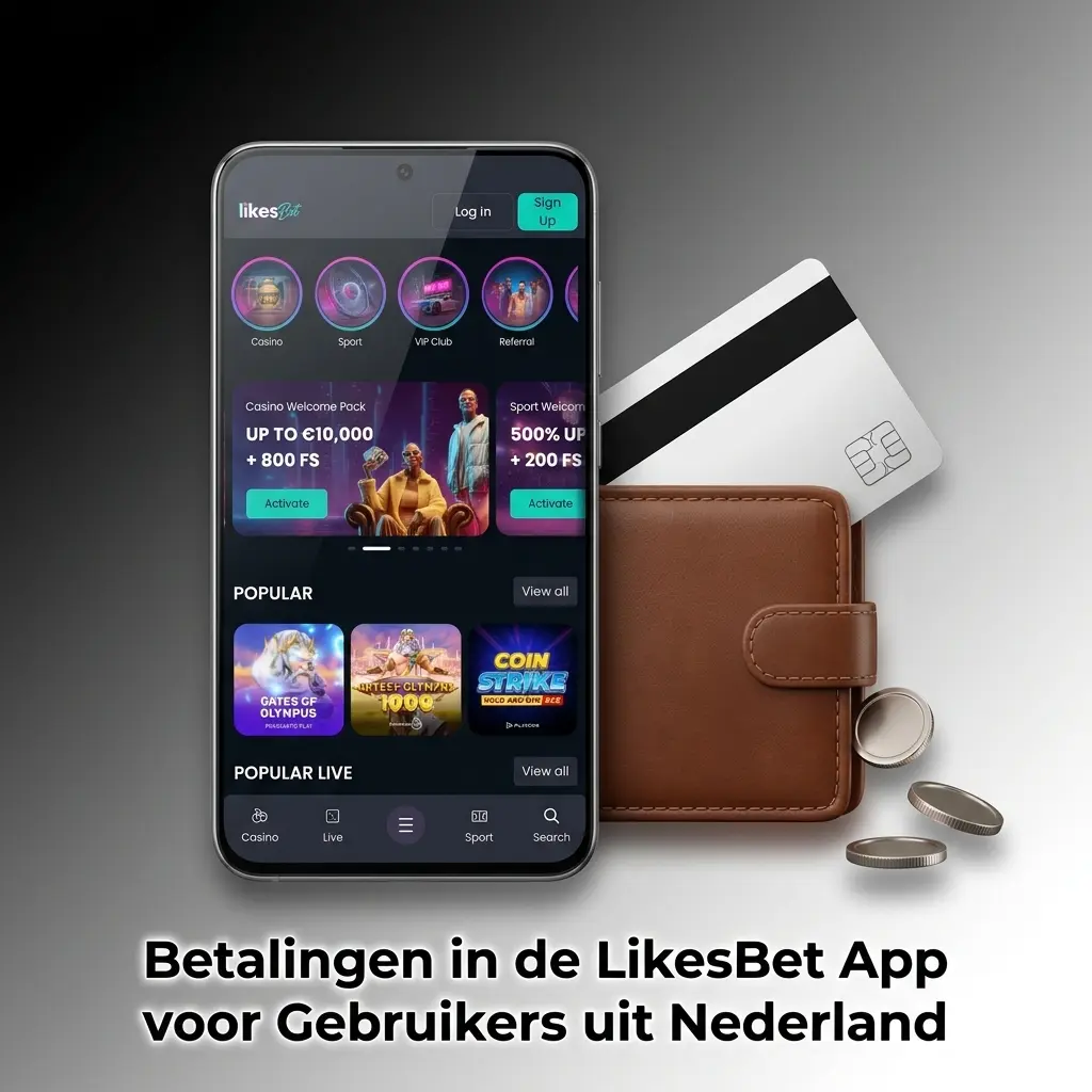 Betaalmethoden in de LikesBet app voor Nederlandse gebruikers