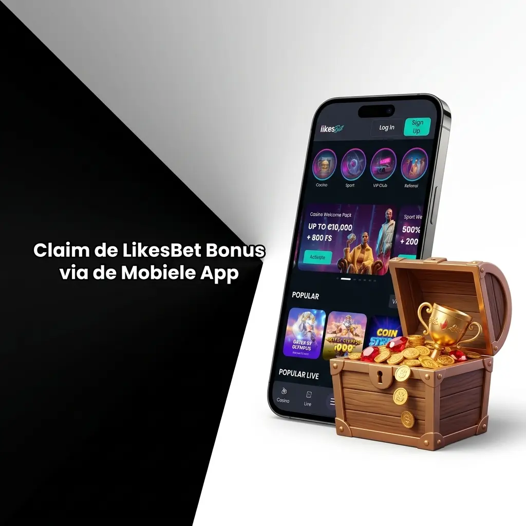 LikesBet mobiele app bonus claimen