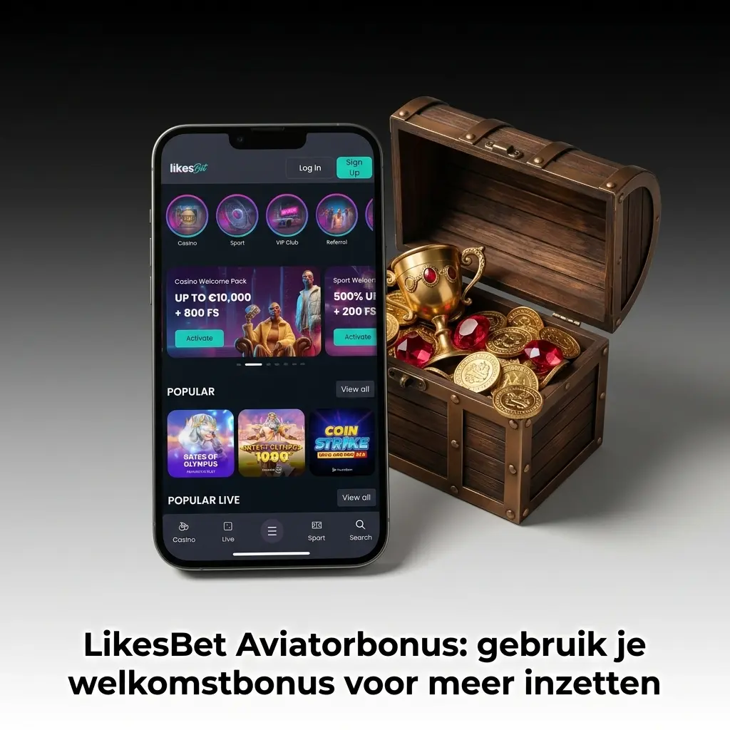 LikesBet welkomstbonus voor Aviator spelers