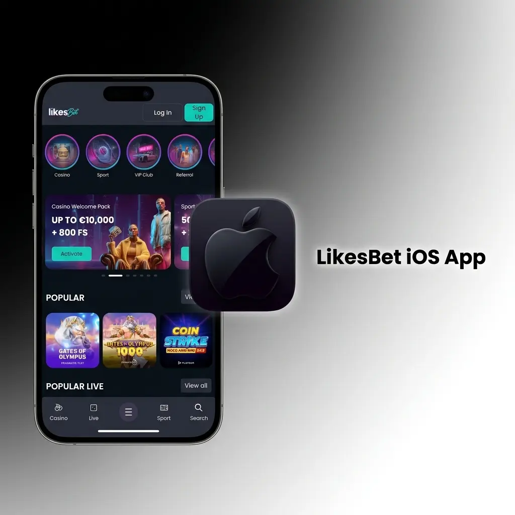 LikesBet iOS app op iPhone en iPad
