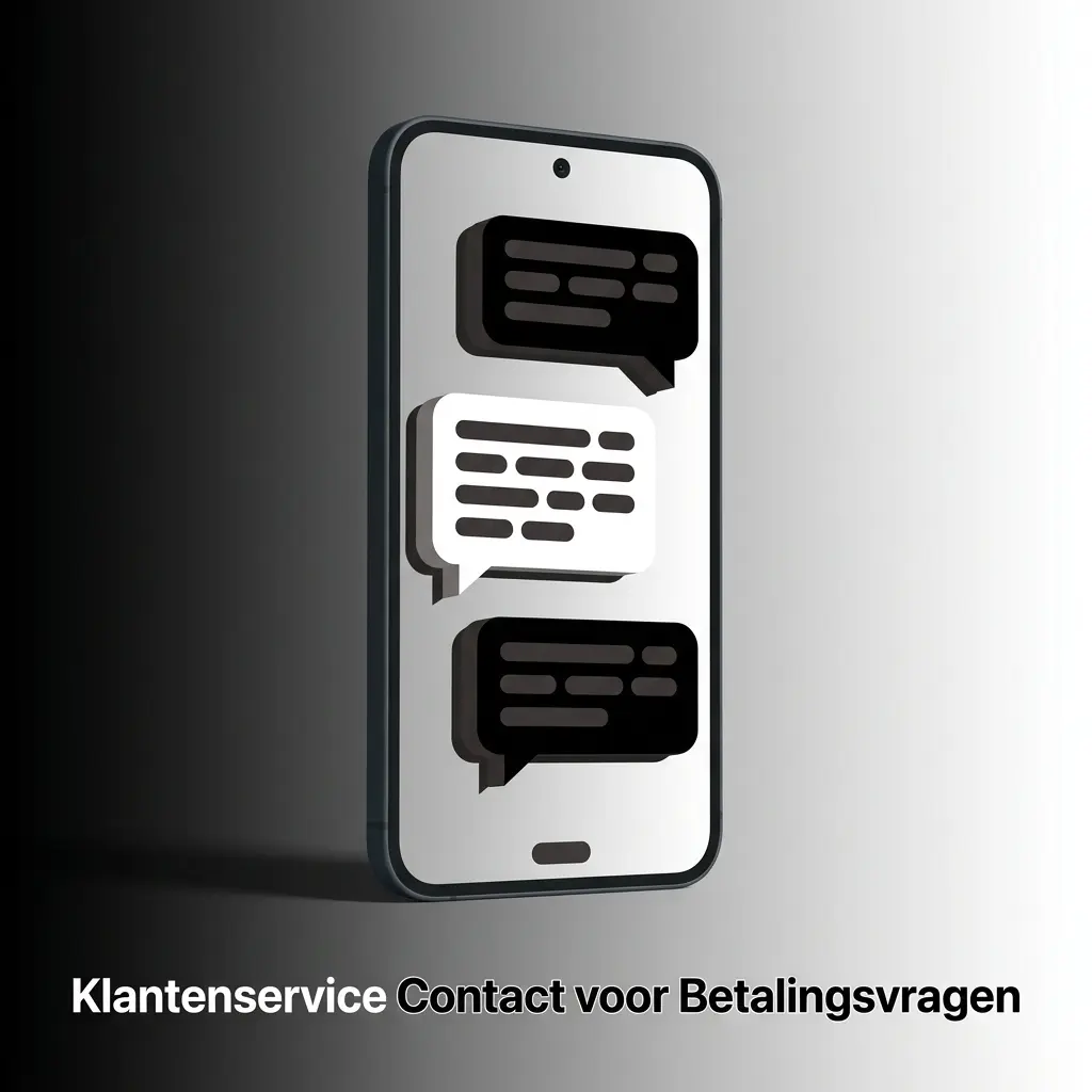 Klantenservice medewerker die klaarstaat voor betalingsvragen