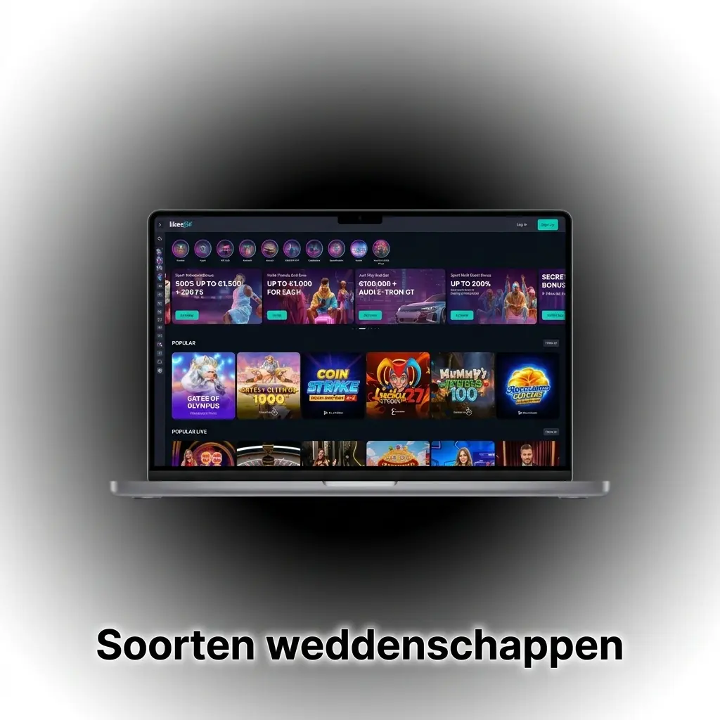 Overzicht van soorten weddenschappen bij LikesBet
