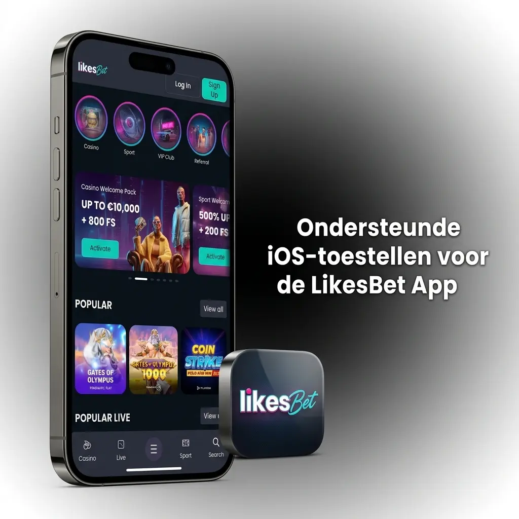 iPhone en iPad modellen die de LikesBet App ondersteunen