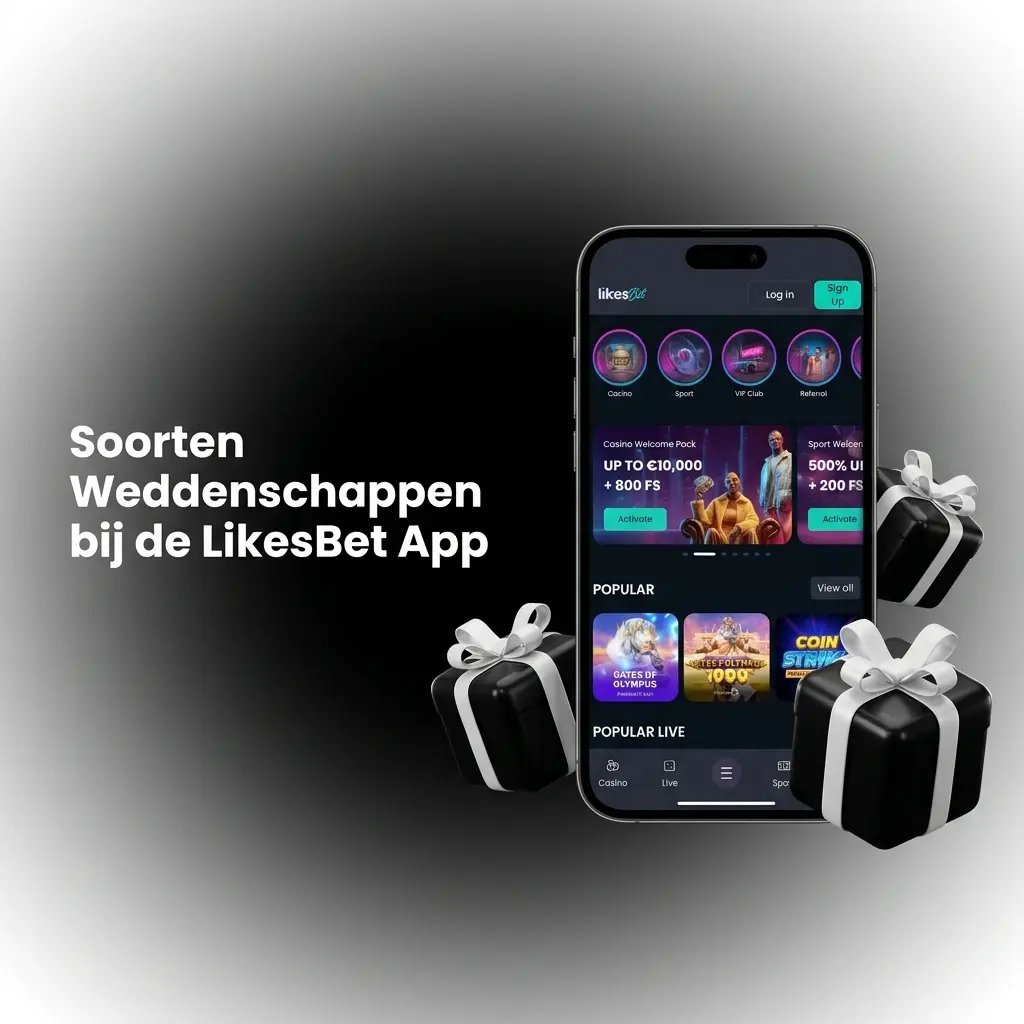 Overzicht van weddenschapstypen in de LikesBet app