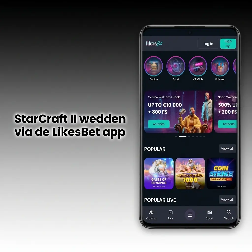 StarCraft II wedden via de LikesBet app